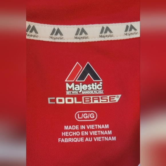 Los Angeles Angels Baseball MLB Men's Red Size Large Jersey T-Shirt - Picture 3 of 10